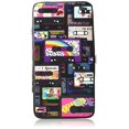 thumbnail image 1 of Buckle-Down Hinge Wallet - Nick 90's Rewind Mash Up Cassette Tapes Collage Black, 1 of 4