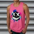 thumbnail image 2 of Casual Tops de Verano de la Moda de los Hombres sin Mangas Impreso Cuello Redondo, Camisa Ligera Y Cómoda para Diario, 2 of 5