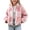 CPink, variant on Agkizg Kids Girls Plushed Zip Up Jacket Long Sleeve Winter Coat with Pockets Solid Color Warm Sporty Casual Outerwear