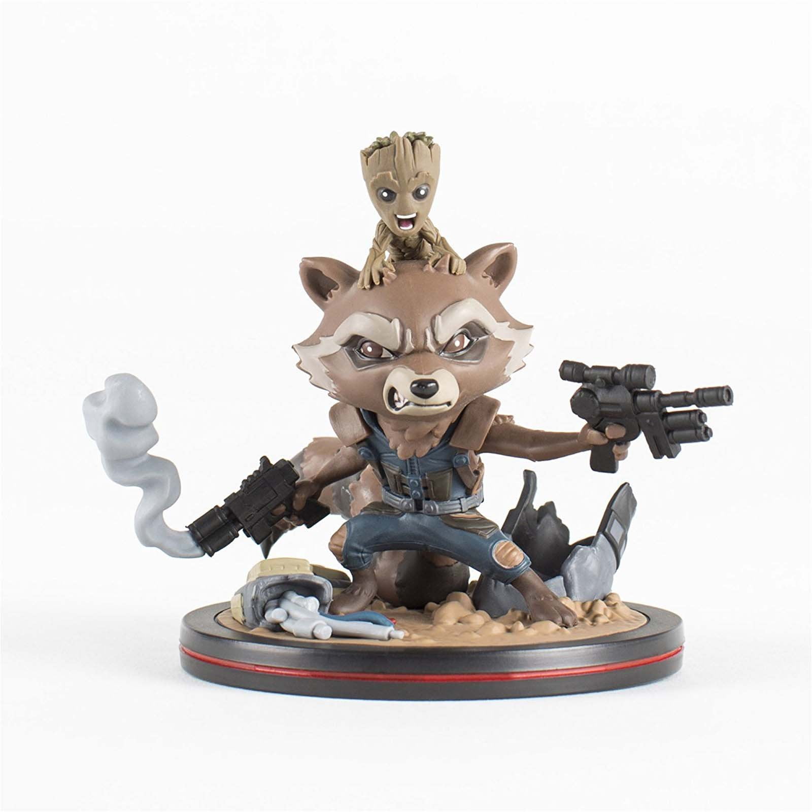 rocket and groot figure
