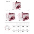 thumbnail image 2 of Valentine's Day Small Toaster Cover 2 Slice, Kitchen Appliance Covers, Pink Love Roses Truck Romantic White Toaster Oven Cover with Loop, Bread Machine Cover Polyester Dust Cover Protection, 2 of 4