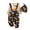 Beige, variant on newwalpole Baby Girls Clothes Newborn Infant Baby Girls Outfit Long Sleeve Ruffle Romper Floral Pants Headband Sets Light Yellow for Size 0-3 Months