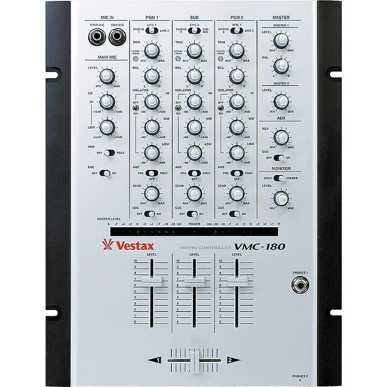 Vestax VMC-180 3-Channel House / Techno Mixer - Walmart.com
