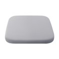 thumbnail image 4 of Cojín para silla de cocina, cojín de espuma viscoelástica, cómodo, con lazos, para el suelo, cojín para asiento de interior, para cocina, dormitorio Gris 45x45cm, 4 of 8