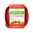 thumbnail image 1 of Kole Imports HC529-12 Plastic Deep Square Food Container - Pack of 12 - 2 per Pack, 1 of 1