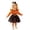 d-97Orange34, variant on MEZZALL Girls Hallowmas Long Sleeve O-Neck Romper Bodysuit Cartoon Suspender Skirts Outfit Sets Breathable Clothes Sets