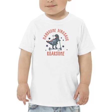 

Handsome Dinosaur On Scooter T-Shirt Toddler -Image by Shutterstock 5 Toddler