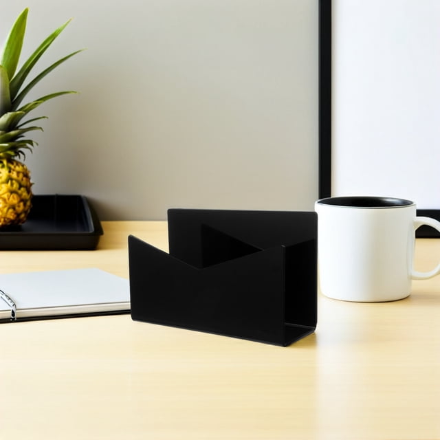 unbranded 2Ud Organizador De Cartas Y Documentos Multilayer Para Escritorio En Acrílico Negro