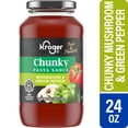 thumbnail image 3 of Kroger Mushroom & Green Pepper Chunky Pasta Sauce 24 oz - Pack of 1, 3 of 4