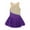 Purple, variant on YONGHS Kids Girls Sleeveless Shiny Rhinestone Figure Ice Skating Dress Leotard Dancewear 6-16
