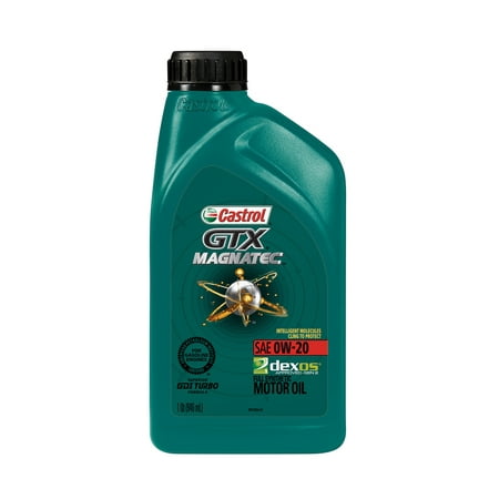 (6 Pack) Castrol GTX MAGNATEC 0W-20 Full Synthetic Motor Oil, 1