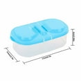 thumbnail image 2 of Food Storage Box Kitchen Fridge Transparent PP Double Grip Fresh Food Storage Sealed Container, Blue Daily necessities, 2 of 6