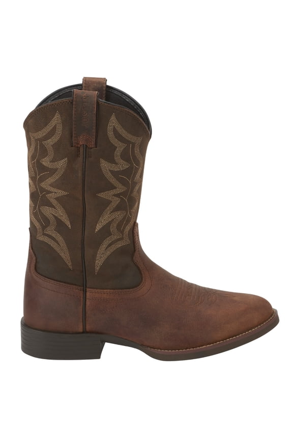 Boots Mens Buster Iii Round Toe Pull On Cowboy Mid Calf Boots