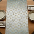 thumbnail image 5 of Table Runners 72 Inches Long Dress Scarves, Sage Green Geometric Farmhouse Kitchen/Dining Table Runner, Coffee Tablerunners, Modern Abstract Gradient Marble 14x72 Inch, 5 of 9