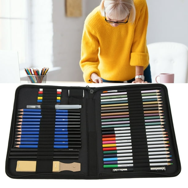 Kit de Crayons de Croquis, Kit de Crayons de Dessin de Couleur pour Enfant  