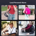 thumbnail image 4 of Alarma de autoprotección alerta de pasador de tracción sonido portátil con batería luz estroboscópica LED silbato de sirena de seguridad para niños ANGGREK Otros, 4 of 8