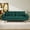 Green, variant on MIKIBAMA 75" Beige 3 Seat Linen Convertible Futon Sofa Bed Tufted Design Adjustable Backrests With Solid Wood Legs for Small Spaces