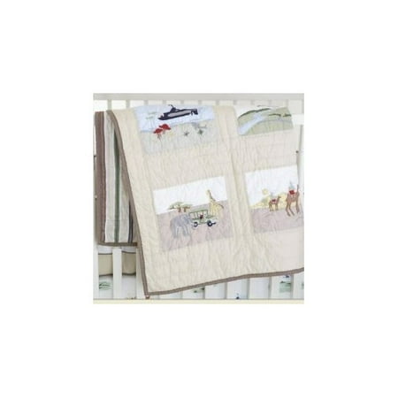 Whistle and Wink Adventure Patches Crib Quilt