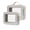 Beige Grey-Dual Elegance, variant on Medium Moda Sage Green Clear Zippered Makeup Travel Organizer Toiletry Case