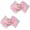 3rd Birthday Hair Bow, variant on 2 count Birthday Hair Bow for Girls, 3.3'' Sprinkle Bow Hair Clips Confetti Hair Clip Ice Cream Party  Hair Accessories for 6th Birthday Decorations