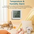 thumbnail image 2 of Tuya Wifi Temperature and Humidity Sensor with Backlight App Remote Monitoring for Home Smart Scene Linkage, Compatible with Amazon Alexa and Google Home Voice Control, 2 of 8