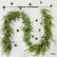 thumbnail image 7 of Bootesun 9FT Cedar Christmas Garland, Christmas Garland Decorations, Table Runner Centerpiece, Christmas Garland Outdoor, Holiday Decorations for Winter Christmas New Year, 7 of 7