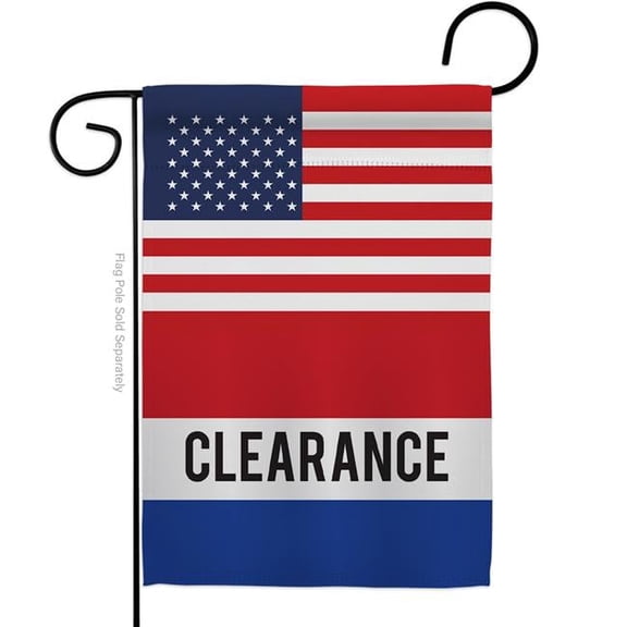 Americana Home & Garden G142846-BO US Clearance Novelty Merchant 13 x 18.5 in. Double-Sided Decorative Vertical Garden Flags for House Decoration Banner Yard Gift