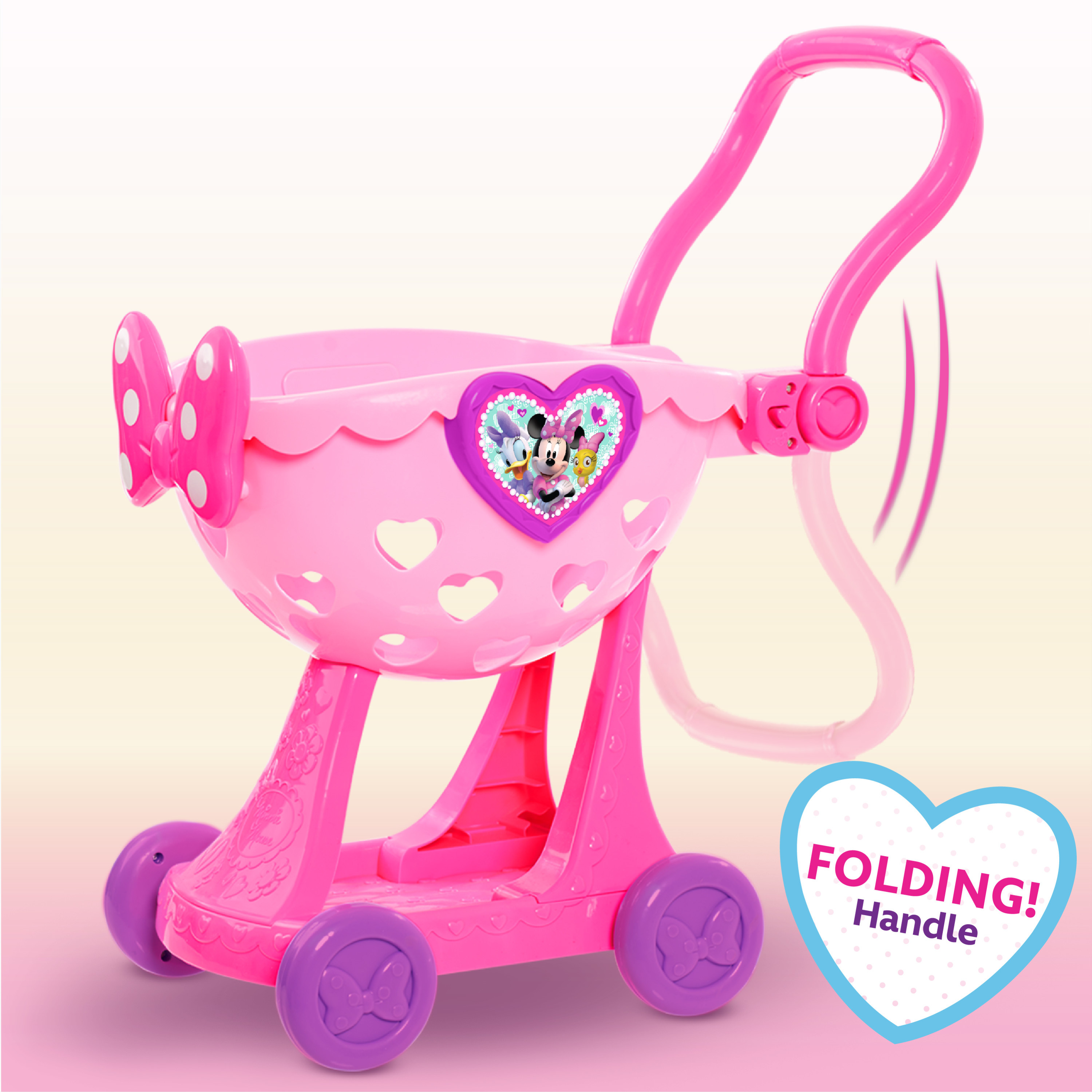 Minnie's Happy Helpers Bowtique Shopping Cart, Dress Up and Pretend Play, Officially Licensed Kids Toys for Ages 3 Up, Gifts and Presents - image 4 of 9