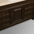 thumbnail image 7 of Wyndham Collection Wcvtras60sundm56 60" Free Standing Vanity Set - Dark Cherry / Carrera, 7 of 7