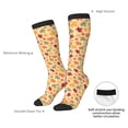thumbnail image 4 of Naloa Autumn Maple Leaves Knee Socks, High Socks Long Stretchy Sock Women Knee High Stocking, Long Socks for Women, 4 of 6