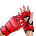 thumbnail image 2 of Adjustable Design Wrist  Breathable Versatile Usage Boxing Gloves for Men Women Boxing Training Kickboxing Punching Bag PU Leather Material, 2 of 8