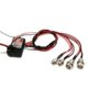 thumbnail image 4 of FELTECHELECTR Kit de luces LED para coche o camión RC, 2 luces blancas y 2 luces traseras LED superbrillantes de 4 LED, 4 of 5