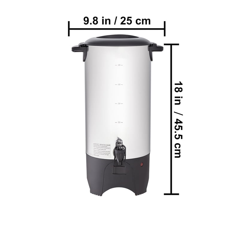 KFFKFF Stainless Steel Coffee Urn, 50-Cup photo 8