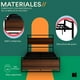 thumbnail image 3 of Mubson Base para Cama con Cabecera Akaza Individual, 3 of 5