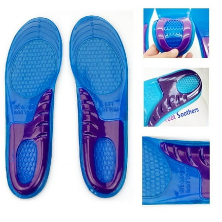 Magnetic Shoe Inserts - Men Women Silicone Gel Insoles Orthotic Arch Support Shoe Pad ,Sport Running Cushion Insert Insole Pad , Non Skid Slip Shoe Cushion Foot Shoe Pad Insert