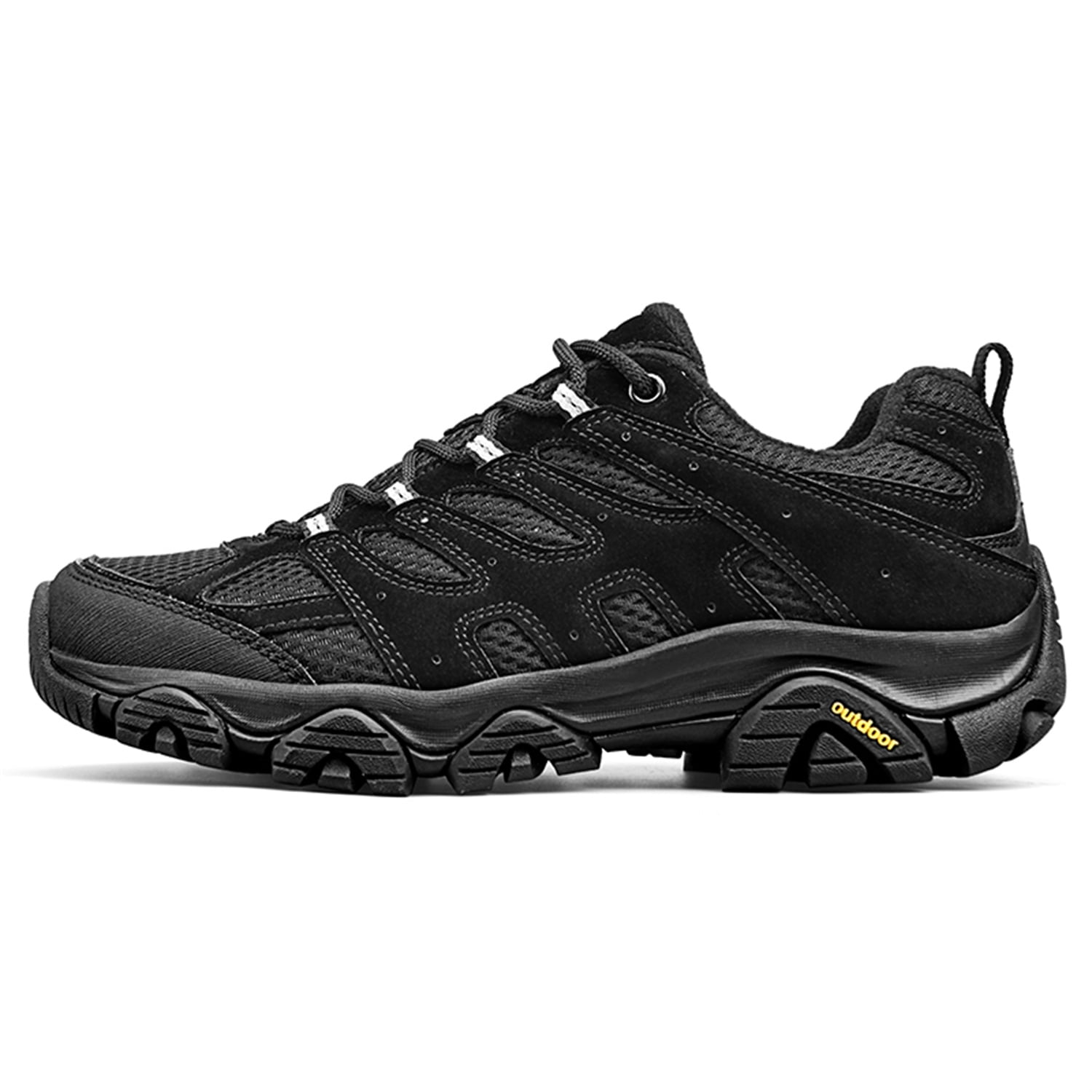 YOURDIARY Mens Gym Shoes Thick Sole Lace-Up Hiking Shoes Sports Running Sneakers