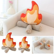 sdhkgrrt under $5 2Pcs Plush BonfireToy, Funny Flame PlushToy,Soft Simulation Bonfire Stuffed Doll,Fake Fire CampingToy,Childrens Pretend PlayToy,Unique Gift Plushie forKids
