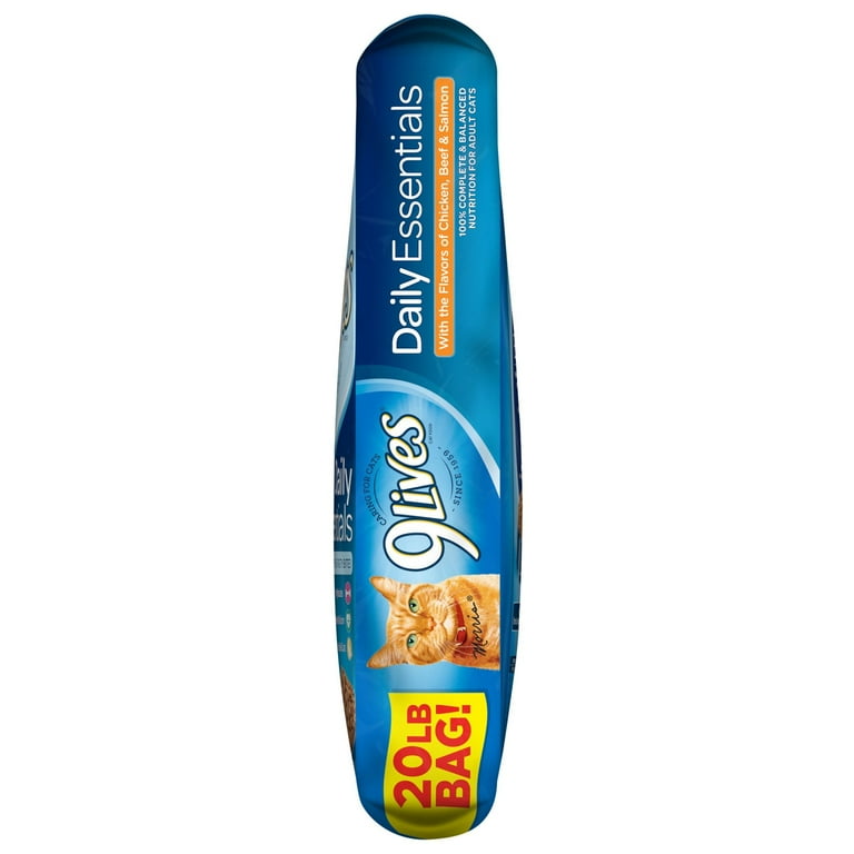 9Lives Daily Essentials Blend Dry Cat Food 20 Pound Bag Walmart