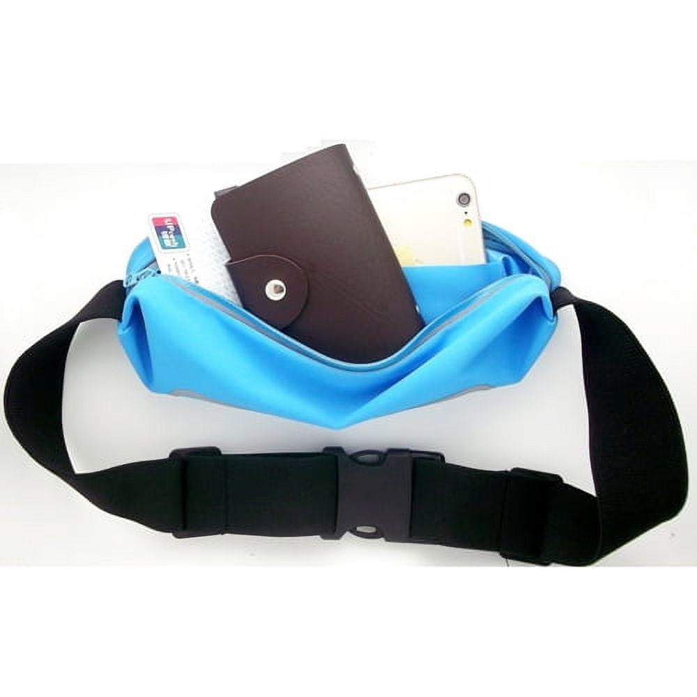 Running Waist Bag Belt Band for Samsung Galaxy S25 Edge/S25 Plus - Sports Gym Workout Case Cover Pouch Reflective