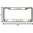 thumbnail image 4 of Clemson-Tiger's Chrome Metal (Set of 2) License Plate Frames - Tiger's, 4 of 6