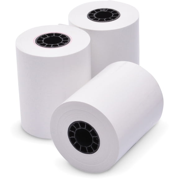 ICONEX, ICX90740510, 2-1/4"x150' Blended Bond Paper Roll, 100 / Carton, White