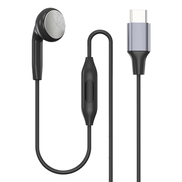 Audífono YAJOJO USB Tipo C de un solo lado con micrófono 120 cm
