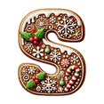 thumbnail image 2 of Hbdhejl 26 Alphabet Ornaments For Christmas Tree Candy Cane Initial Letter M Pendant With Berries Pattern Mini Hanging Decorations For Party Diy, 2 of 9