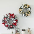 thumbnail image 6 of KUNPENG Christmas Wreath for Decorating 15.7" Xmas Wreath for Front Door Outdoor Indoor Holiday Home Styling, 6 of 8