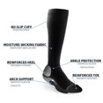 thumbnail image 3 of 4 Pairs Copper Compression Socks for Women & Men Circulation 15-20 mmhg - Better Blood Flow, Swelling, Best Support for Medical, Running, Nursing, 3 of 8
