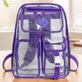 thumbnail image 4 of Mochila Bolso Hombro Doble Al Aire Libre PVC Con Correa Ajustable para Mujer, 4 of 9