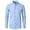 Blue, variant on Men's Dress Shirts Slim Fit Long Sleeve Solid Button-Down Secret Comfort with - Stretch Performance for All-Day Wear 42