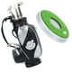 thumbnail image 1 of Bolsa De Mini , Juego De Bolígrafos De 3 Bolígrafos Y Soporte, Reloj Electrónico Para Decoración Del Escritorio, Regalo Ideal Para Golfista, aleación De Zinc, Cuero, Plástico, 1 of 7