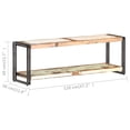 thumbnail image 4 of vidaXL Meuble TV 120x30x40 cm Bois Massif Recyclé, 4 of 4