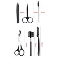 thumbnail image 2 of Maquinilla de afeitar para cejas, kit de cejas 6 en 1, juego de cuidado de cejas, juego de recortadores de cejas para mujeres y hombres, que incluye recortador de cejas, cepillo, tijeras para cejas,, 2 of 5
